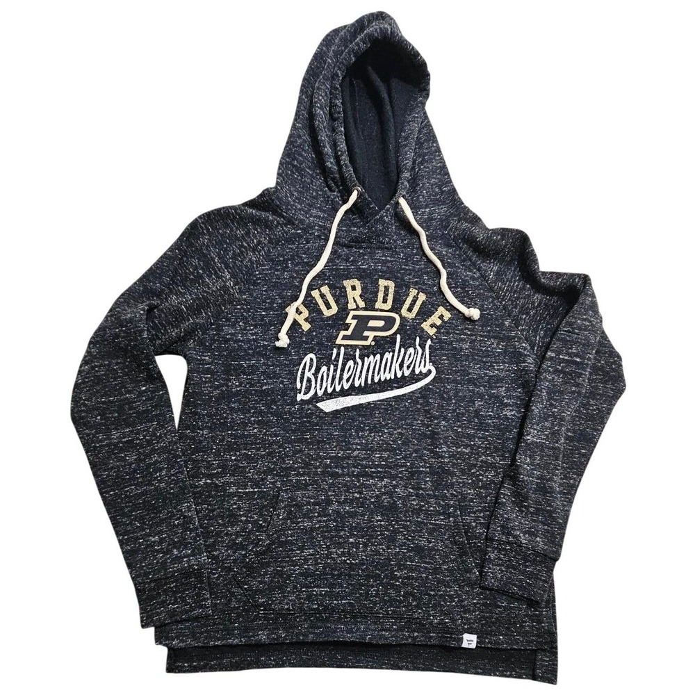 Fanatics Purdue Boilermakers Hoodie Womens‎ Small Charcoal Space Dye Pullover